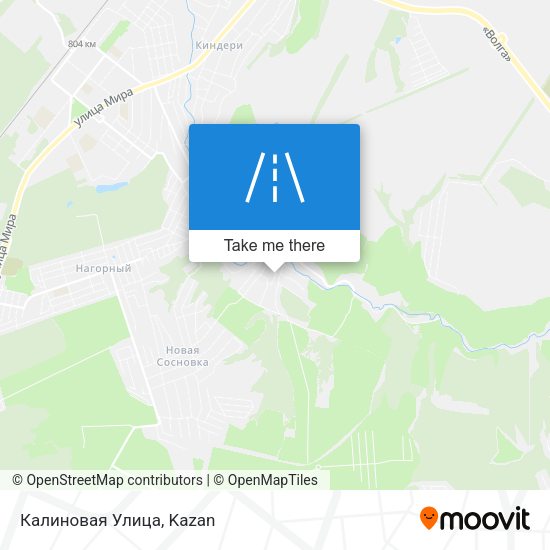 Калиновая Улица map