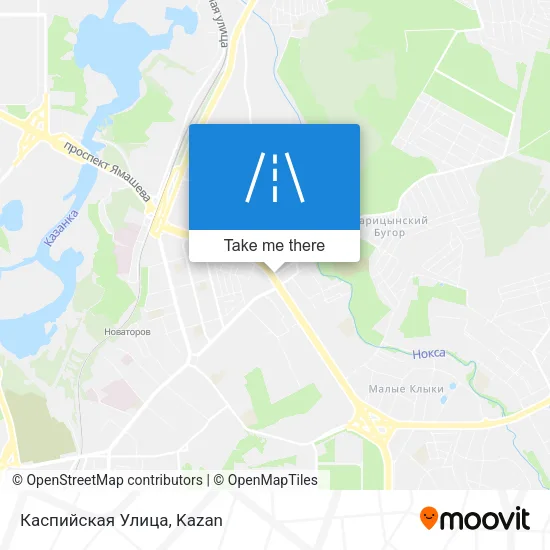 Каспийская Улица map