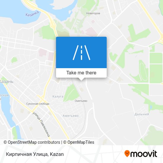 Кирпичная Улица map