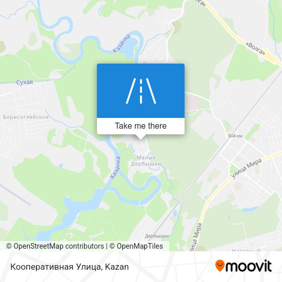 Кооперативная Улица map