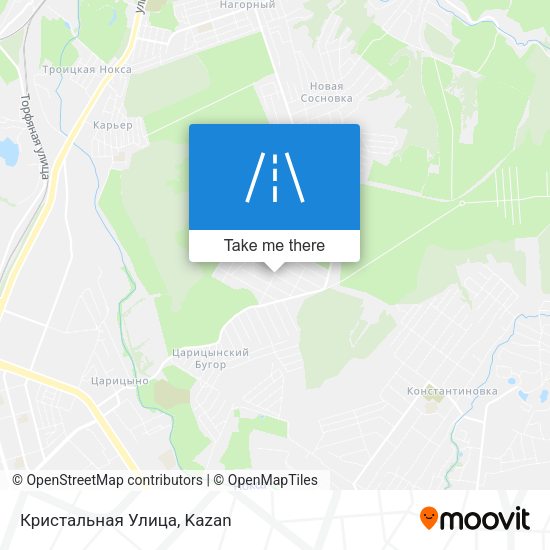 Кристальная Улица map