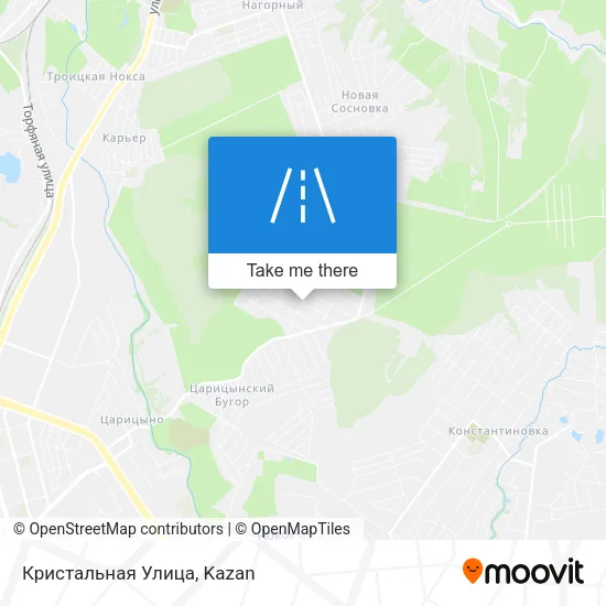 Кристальная Улица map