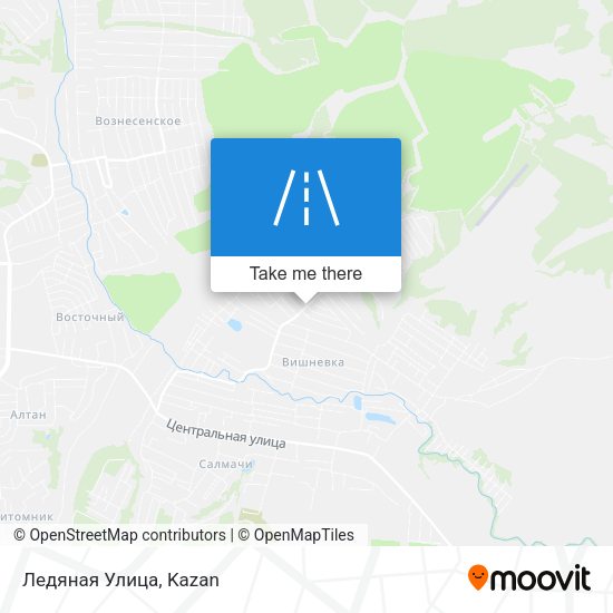 Ледяная Улица map