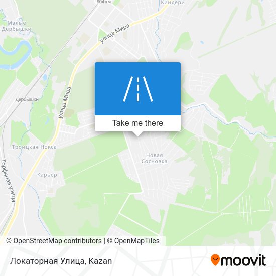 Локаторная Улица map