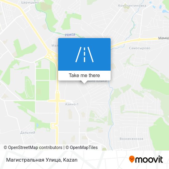 Магистральная Улица map