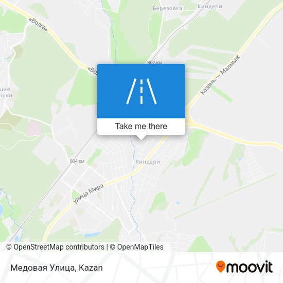 Медовая Улица map