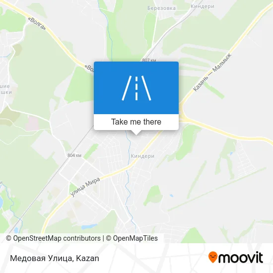 Медовая Улица map