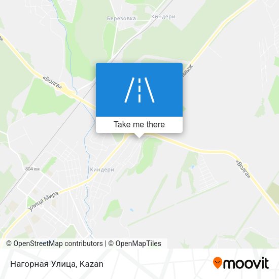 Нагорная Улица map