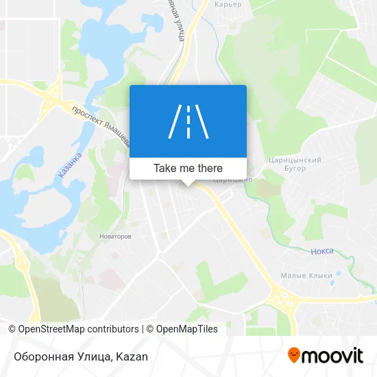 Оборонная Улица map
