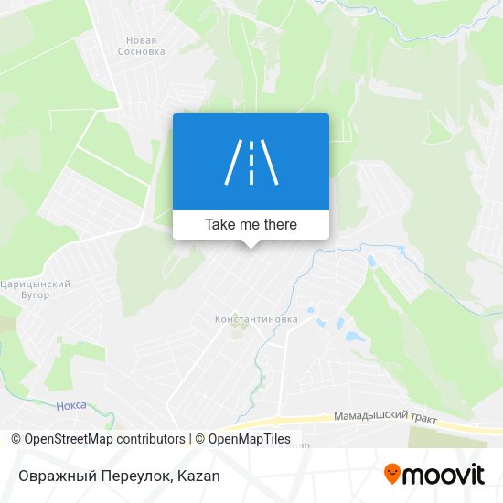 Овражный Переулок map