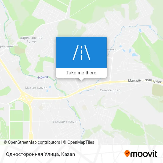 Односторонняя Улица map