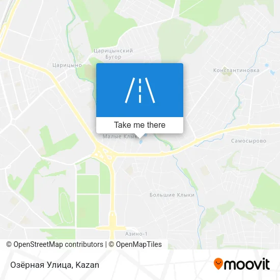 Озёрная Улица map