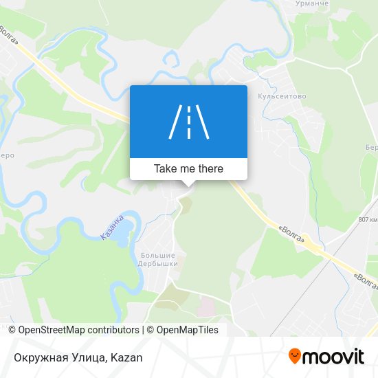 Окружная Улица map