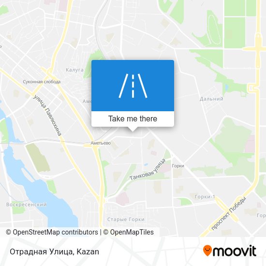 Отрадная Улица map