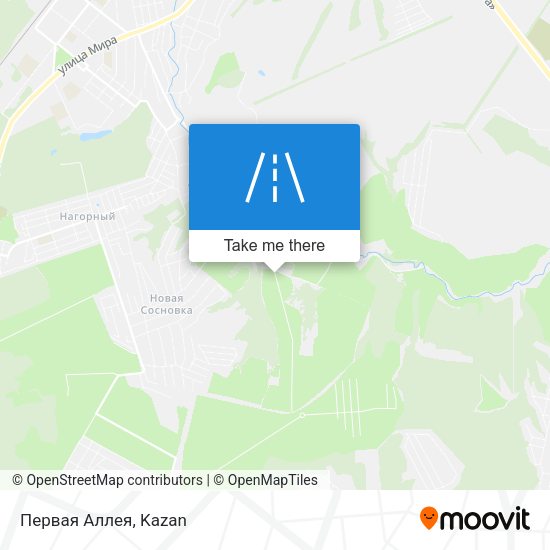 Первая Аллея map