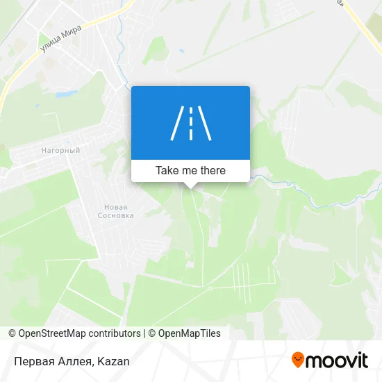 Первая Аллея map
