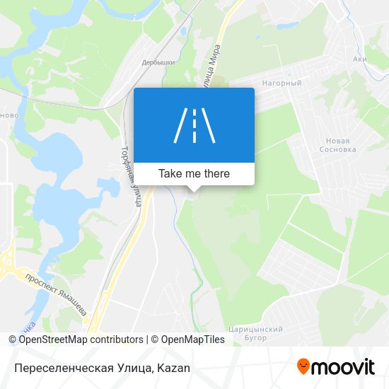 Переселенческая Улица map