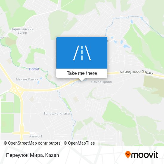 Переулок Мира map