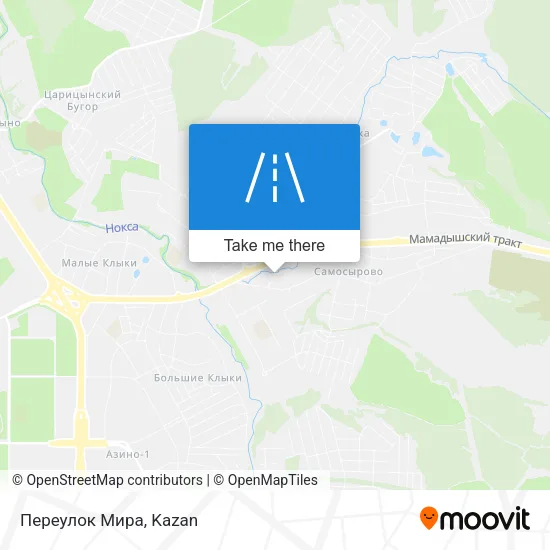 Переулок Мира map