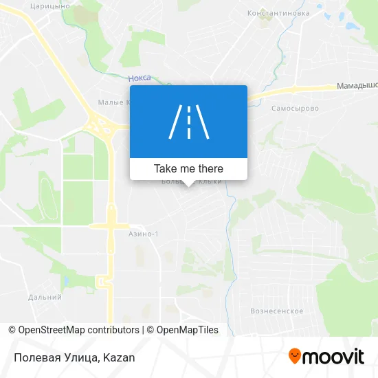 Полевая Улица map