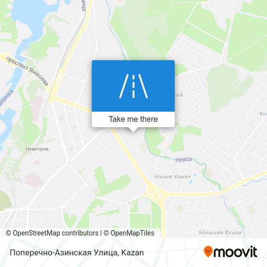 Поперечно-Азинская Улица map