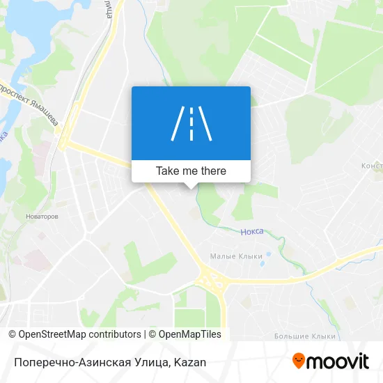 Поперечно-Азинская Улица map