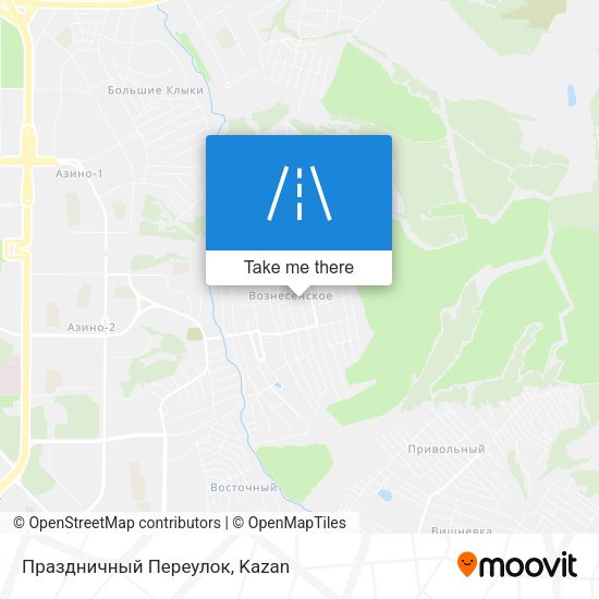 Праздничный Переулок map