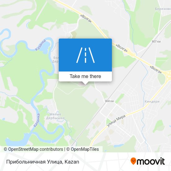 Прибольничная Улица map