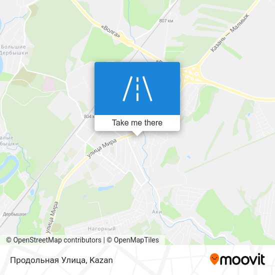 Продольная Улица map