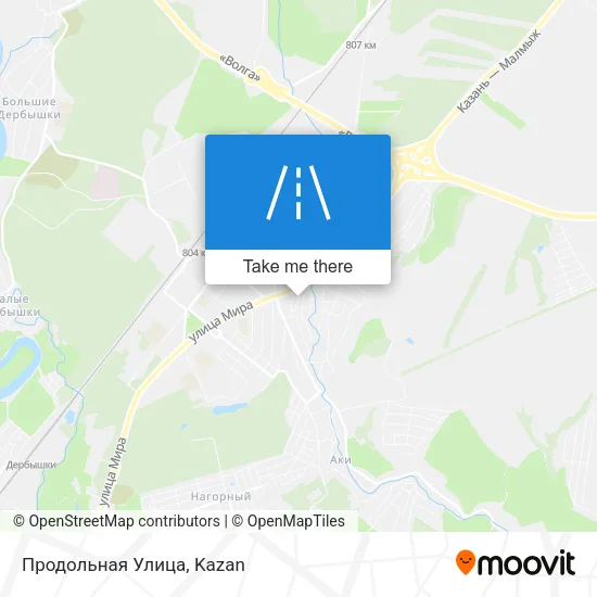 Продольная Улица map