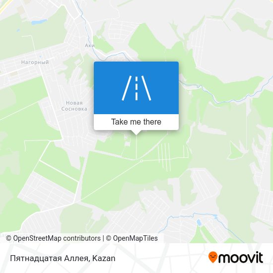 Пятнадцатая Аллея map