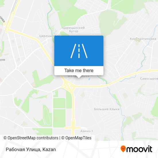 Рабочая Улица map