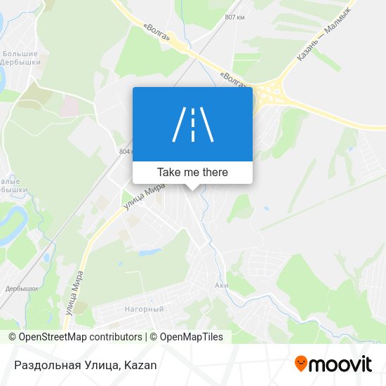 Раздольная Улица map