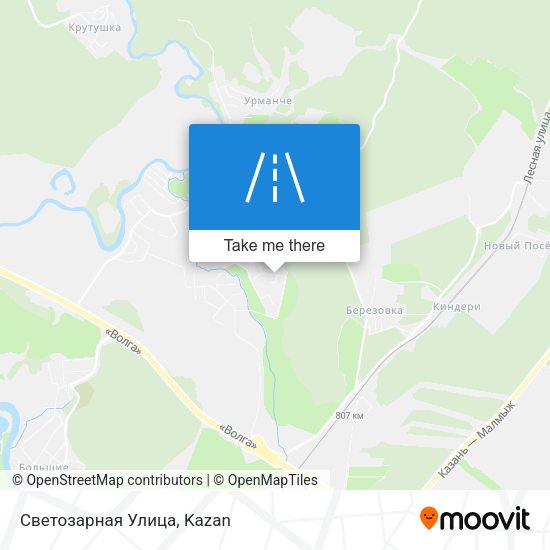 Светозарная Улица map