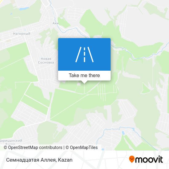 Семнадцатая Аллея map