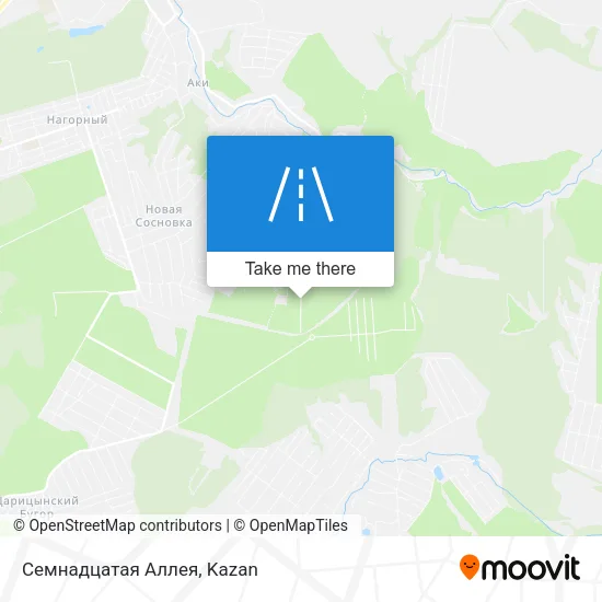 Семнадцатая Аллея map