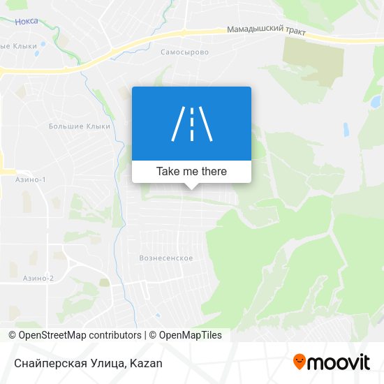 Снайперская Улица map