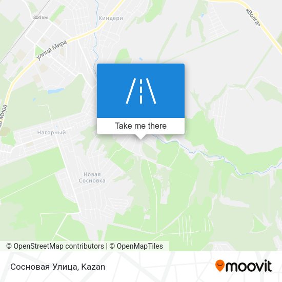 Сосновая Улица map