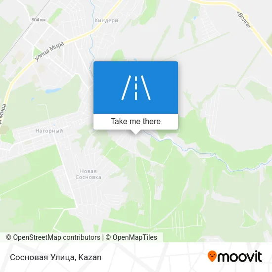 Сосновая Улица map