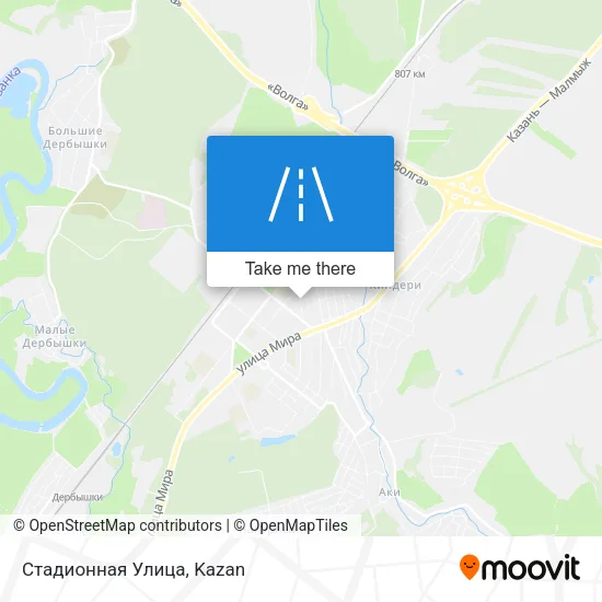 Стадионная Улица map