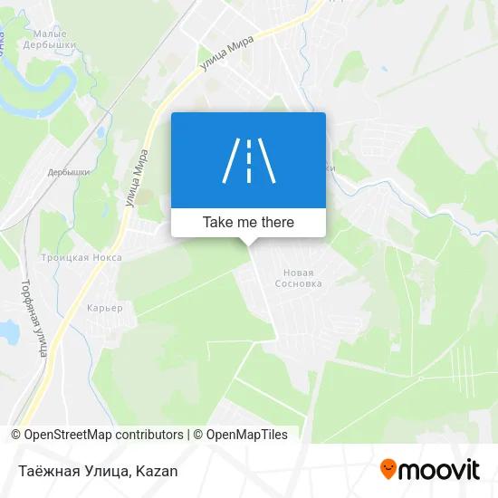 Таёжная Улица map