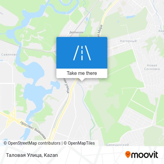 Таловая Улица map