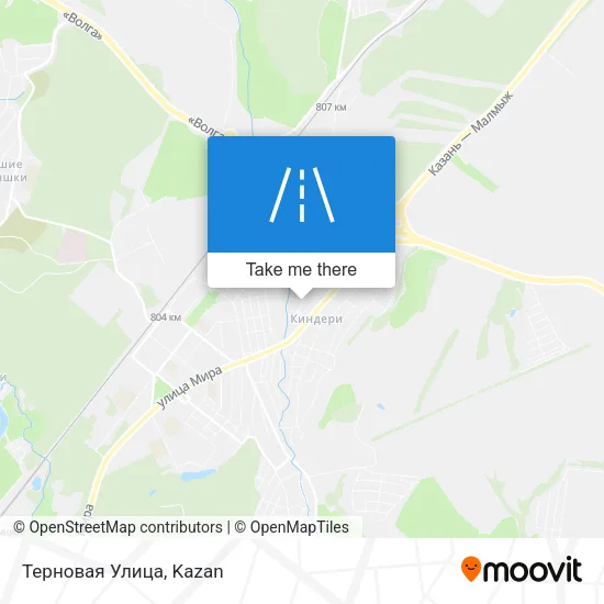 Терновая Улица map