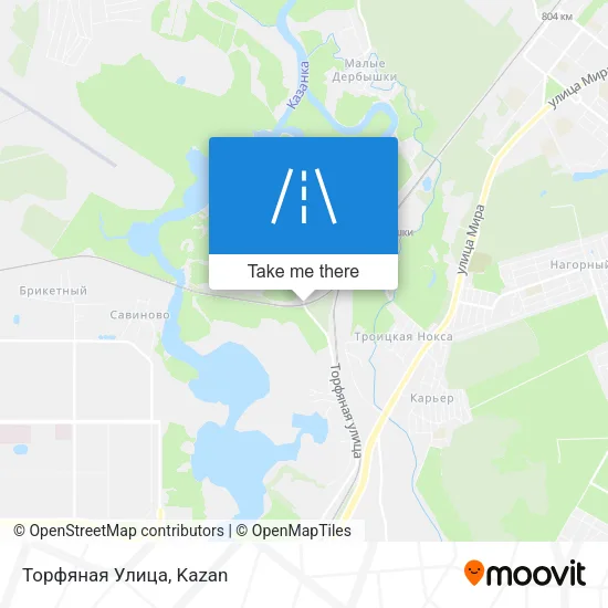 Торфяная Улица map