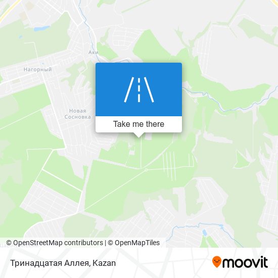 Тринадцатая Аллея map