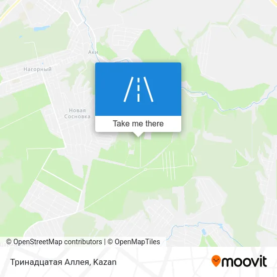 Тринадцатая Аллея map