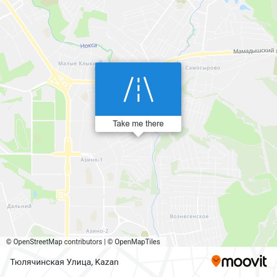 Тюлячинская Улица map