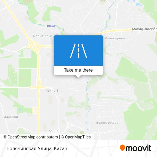 Тюлячинская Улица map