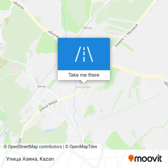 Улица Азина map