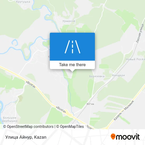 Улица Айнур map